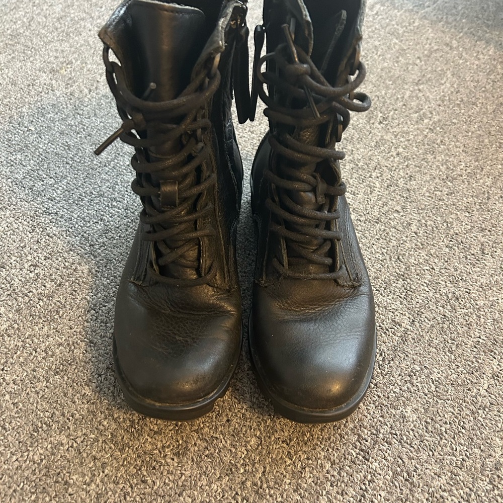 Sorel Black Lace Up Boots for Women